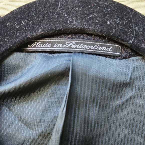 Ermenegildo Zegna Soft black boucle knit wool-blend jacket SEE MEASUREMENTS - Picture 4 of 8